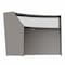 Linea Italia Curved Reception Desk with Counter, Clear Panel, 72 inW x 32 inD, Ash ZUD310 - alternate 2